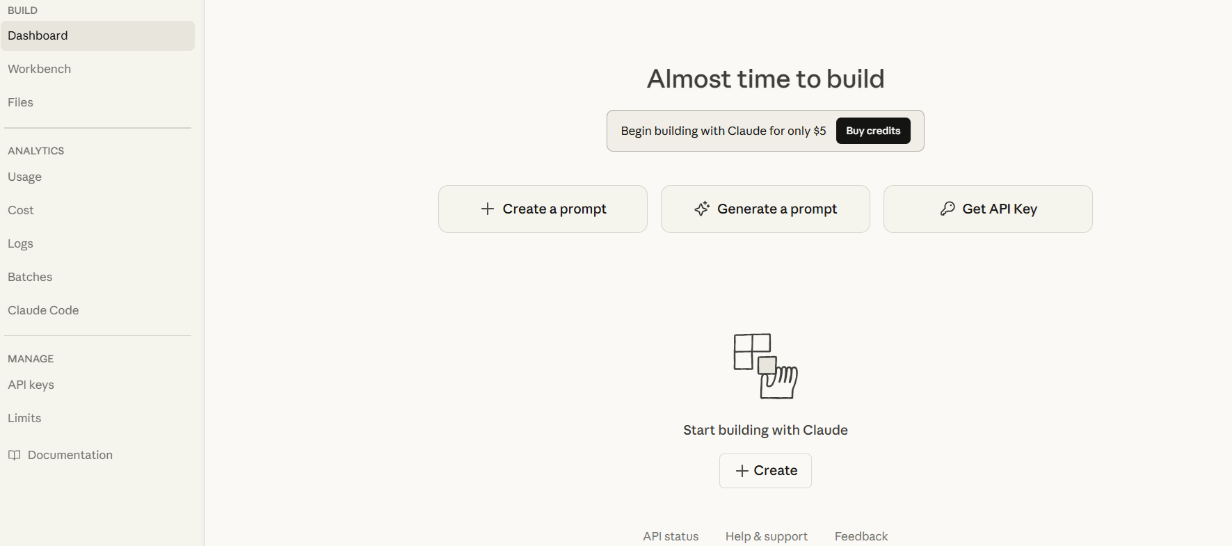 claude api keys console