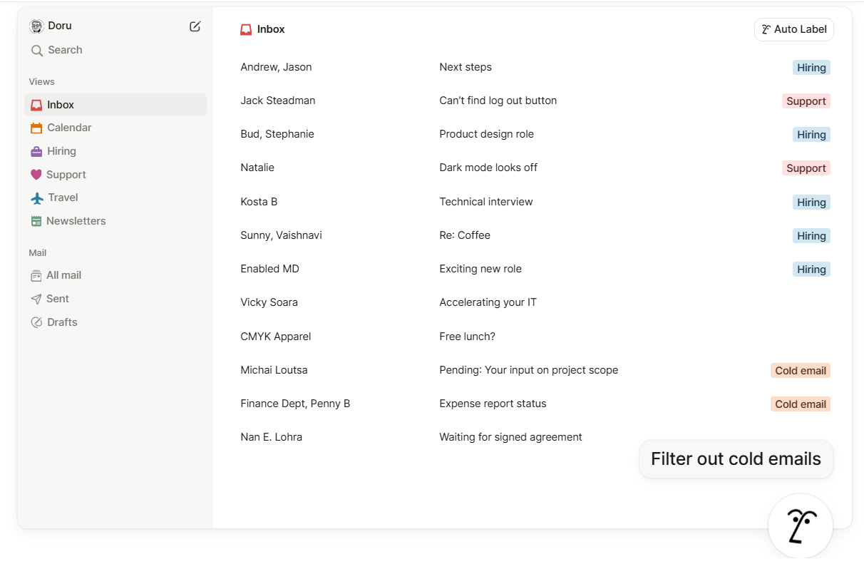 notion mail alternatives inbox view